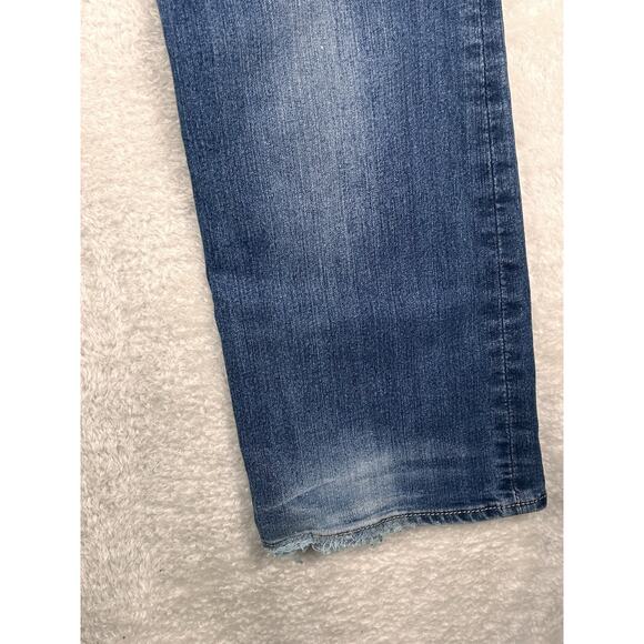 Rock Revival Leah Easy Boot Jeans Women Size 30 (32x33) Embroidered Distressed - Picture 10 of 11